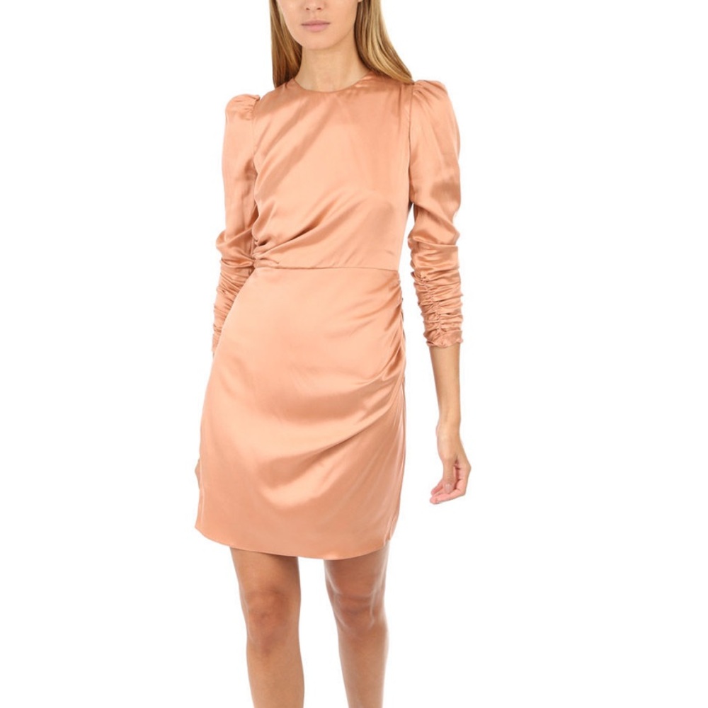 Zimmermann Silk Draped Mini Dress